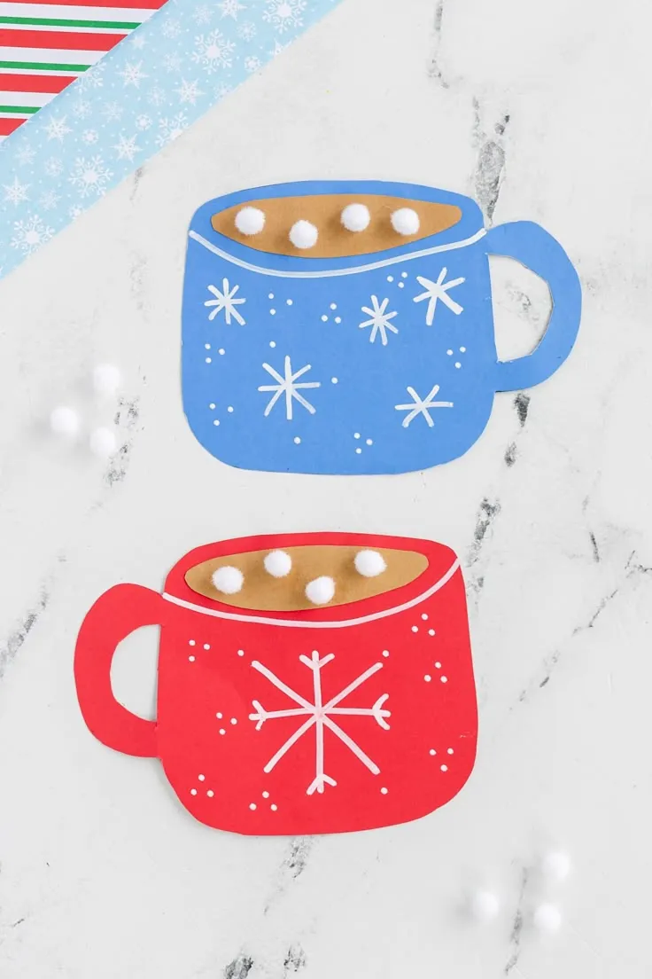 Pompom Hot Cocoa Mug Craft