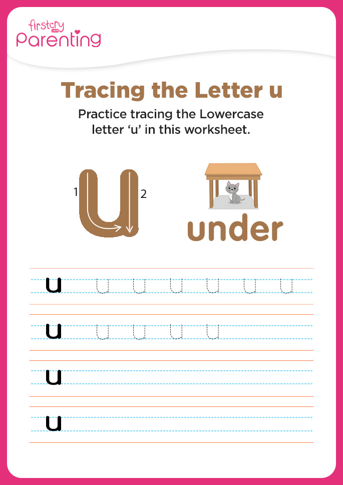 u for under worksheet