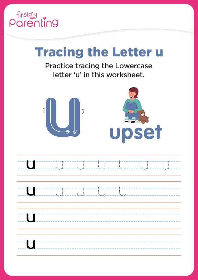 u for upset worksheet