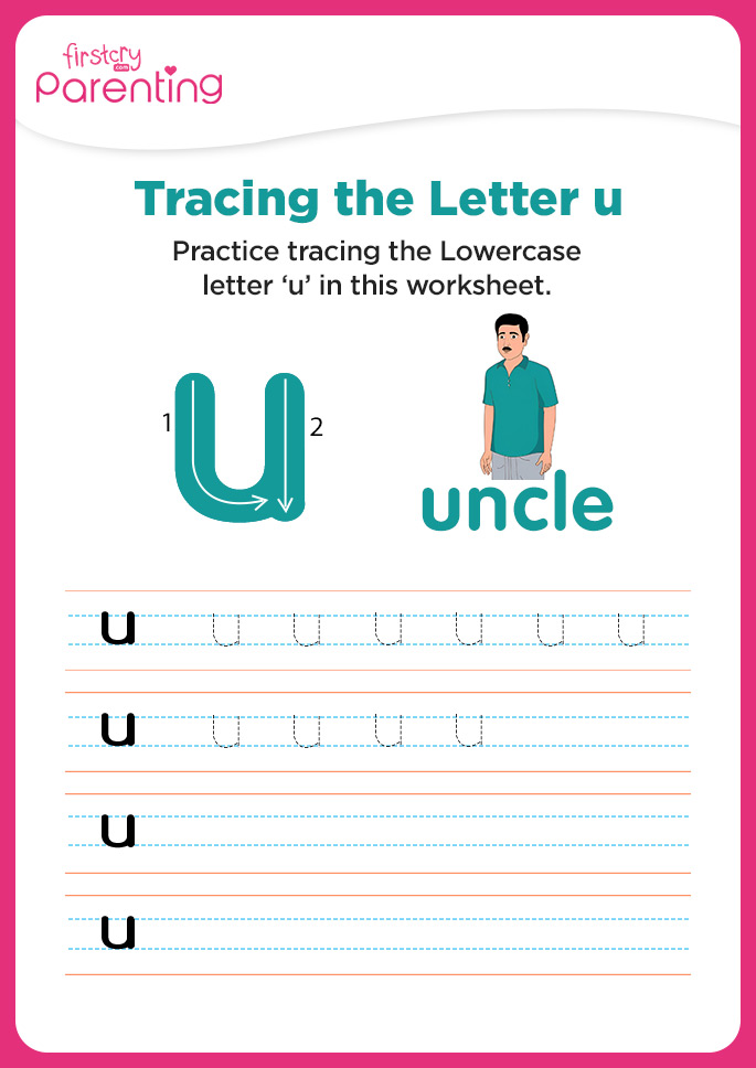 u for uncle worksheet