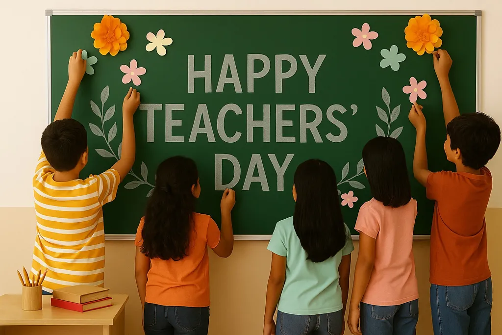 Teachers’ Day Board Decorations to Make Classrooms Shine Teachers’ Day Board Decorations to Make Classrooms Shine