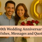 190+ 20th Wedding Anniversary Wishes, Messages, & Quotes to Honour Beautiful Journey