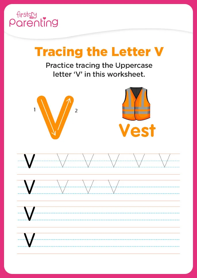 V for Vest Worksheet