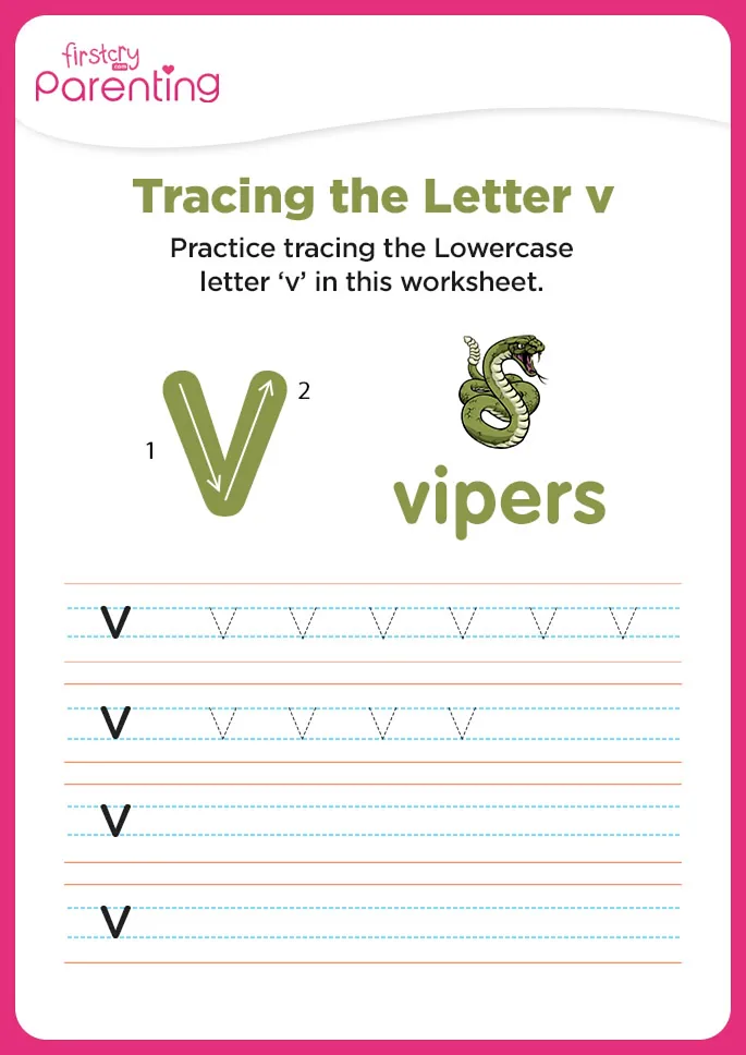 v for vipers worksheet