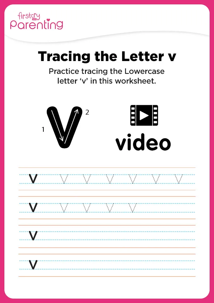 v for video worksheet