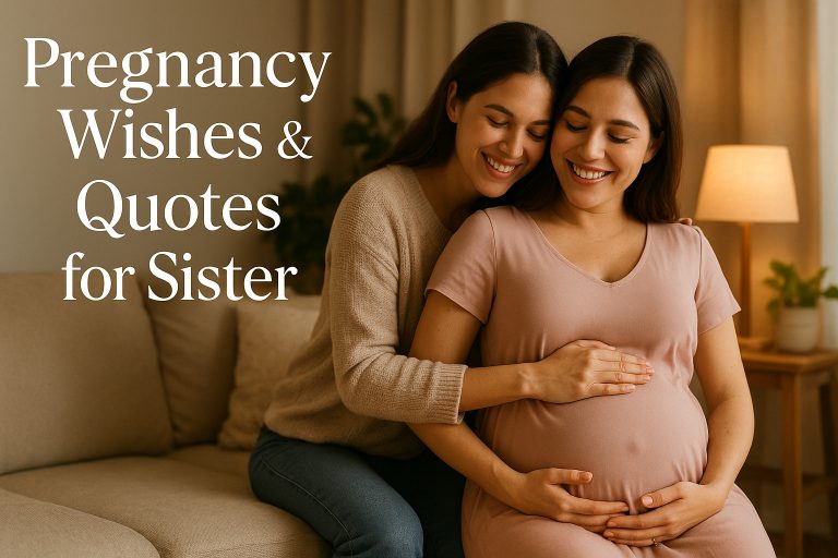 200+ Best Pregnancy Wishes & Quotes for Sister