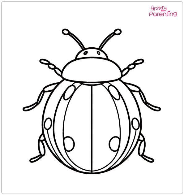 LadyBug Coloring Page