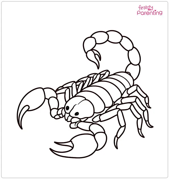 Scorpions Coloring Page