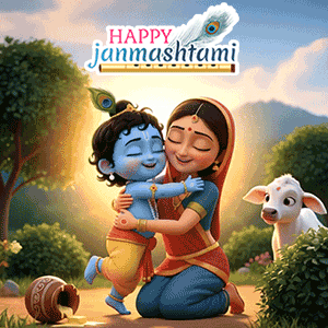 Happy Janmashtami Gif
