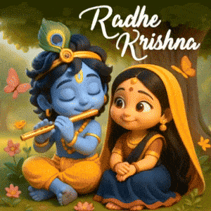 Radhe Krishna Gif