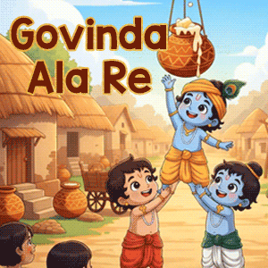 Cute Krishna Gif