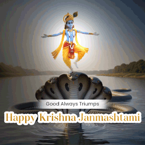 Little Cute Krishna Gif