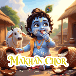 Cute Little Krishna Gif
