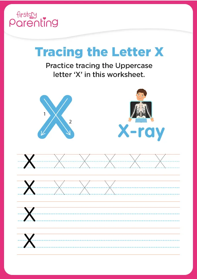 X for Xray worksheet