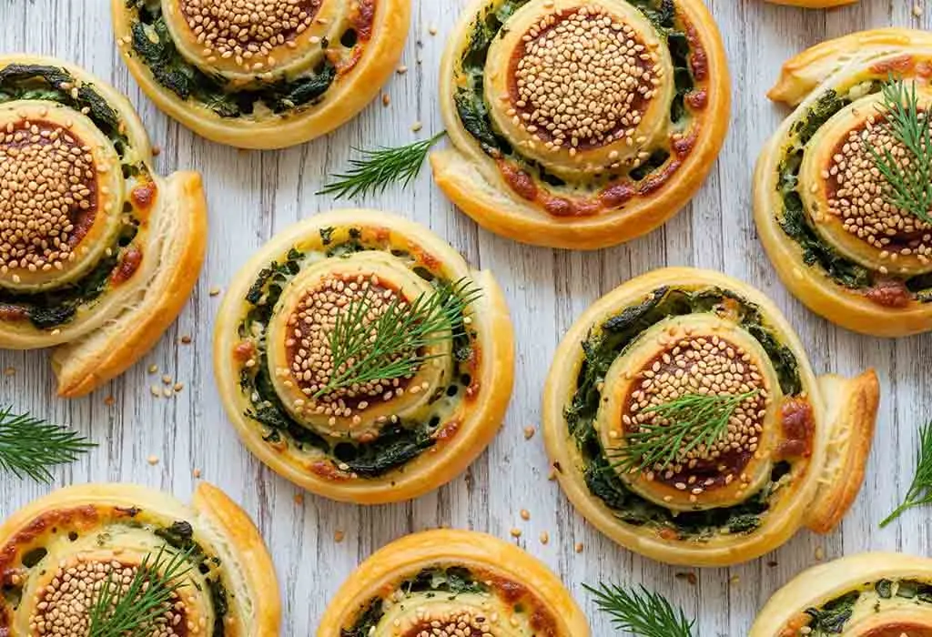 Veggie & Cheese Pinwheels