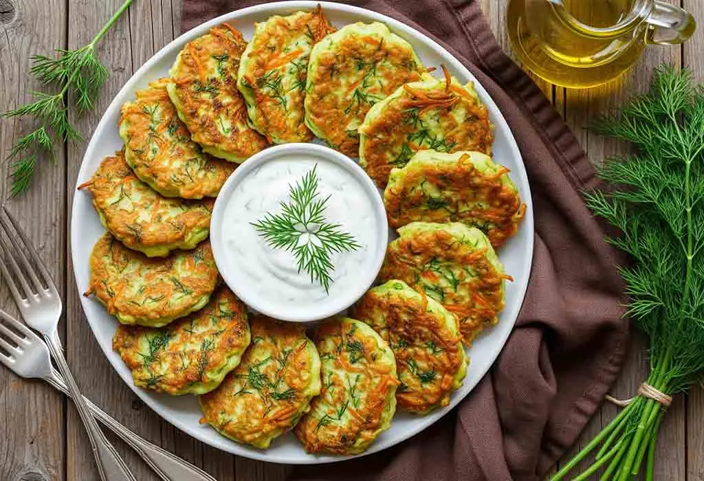 Carrot & Zucchini Fritters