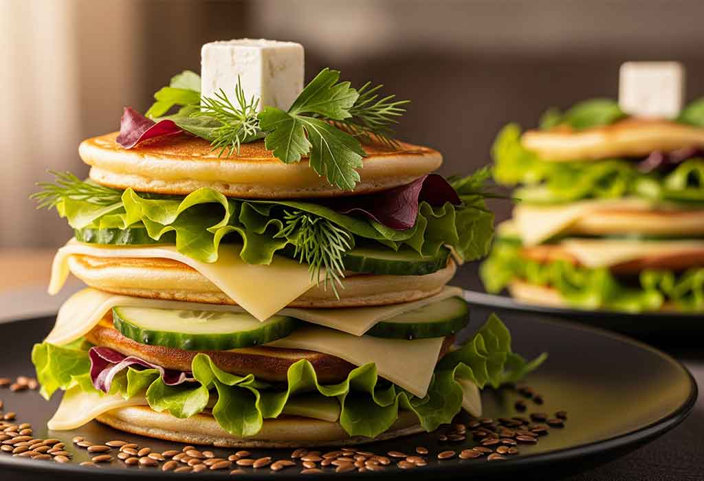 Mini Pancake Sandwiches