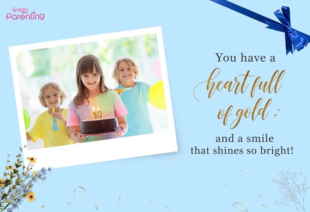 10th Birthday Wishes & Messages for Daughter