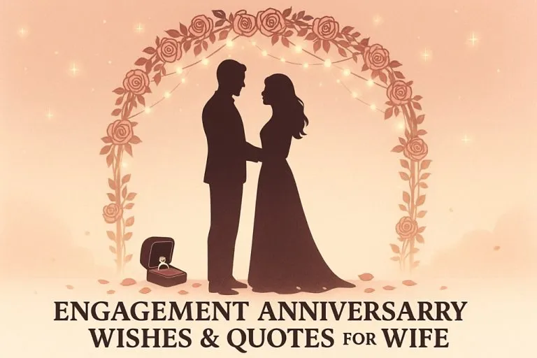 200+ Engagement Anniversary Wishes & Quotes for Wife