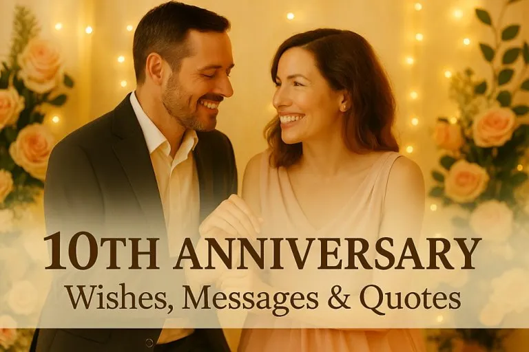 150+ Happy 10th Anniversary Wishes, Messages, and Quotes