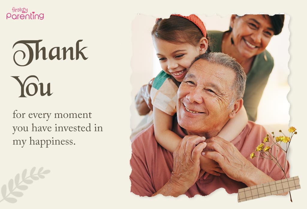 Thank You Messages for Grandparents for Their Generosity