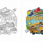 September Coloring Pages – Free Printable PDFs For Kids