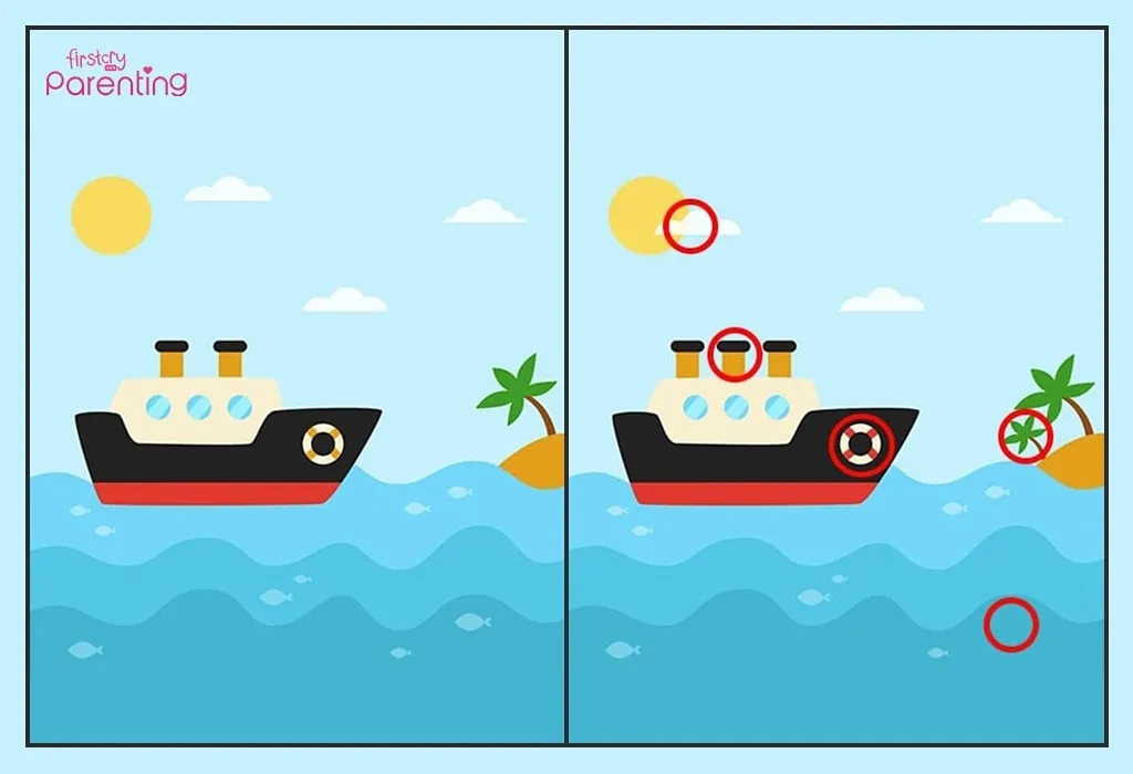 Spot 5 Differences Image 2 - Solution