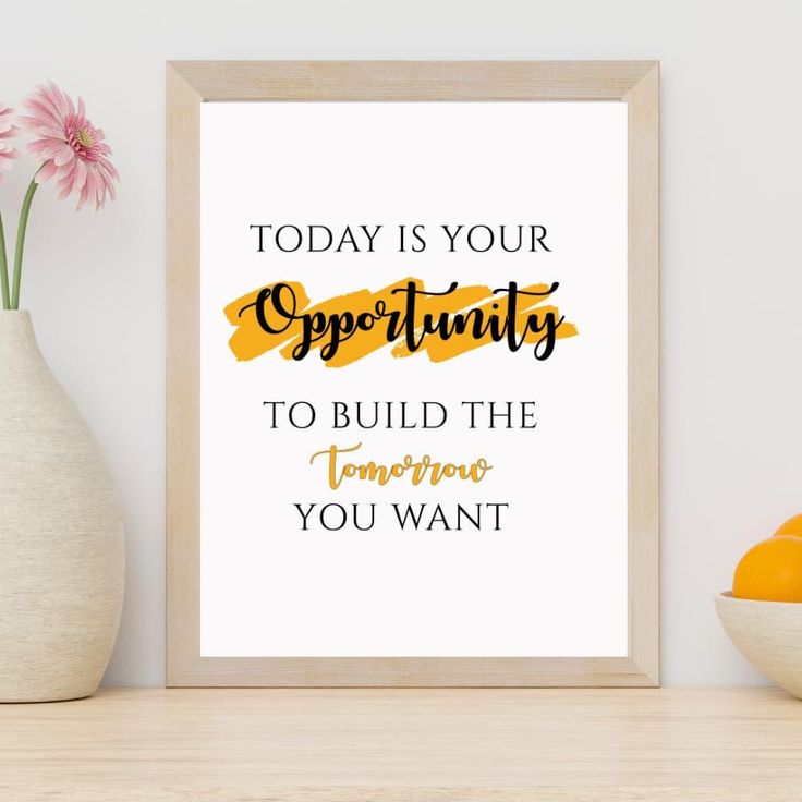 Inspirational Quote Wall Art