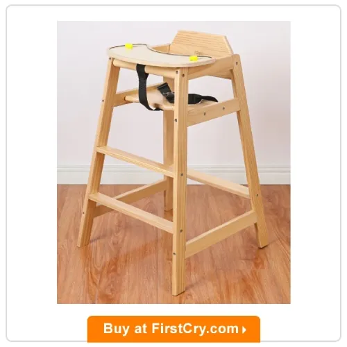 Babyhug Montreal Modern Pine Wood High Chair