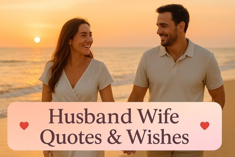 150+ Husband Wife Quotes & Wishes That Touch the Heart