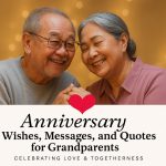 120+ Best Anniversary Wishes, Messages, and Quotes for Grandparents
