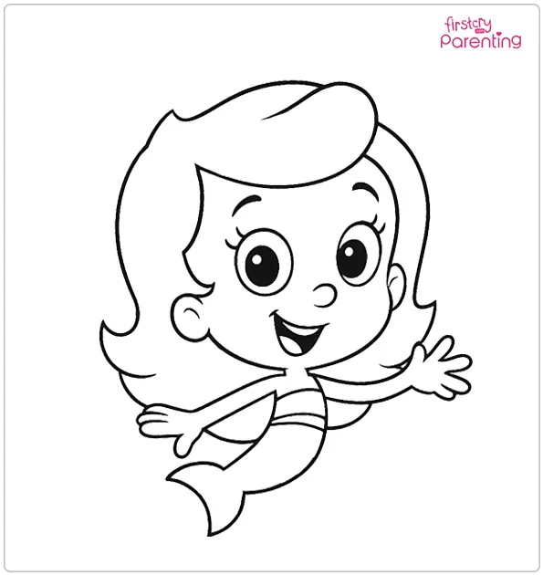 Bubble Guppies Molly Coloring Page