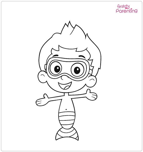 Bubble Guppies Nonny Coloring Page
