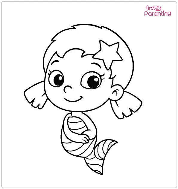 Oona Bubble Guppies Coloring Page