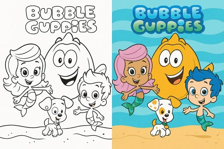 Bubble Guppies Coloring Pages – Free Printable PDFs For Kids