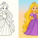 Rapunzel Coloring Pages – Free Printable PDFs For Kids
