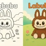 Labubu Coloring Pages – Free Printable PDFs For Kids