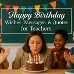 150+ Happy Birthday Wishes, Messages, & Quotes for Teachers