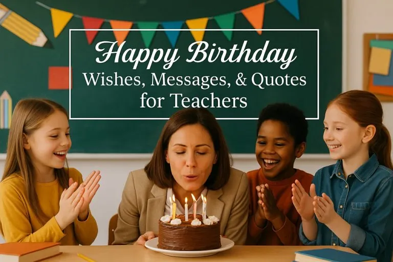 150+ Happy Birthday Wishes, Messages, & Quotes for Teachers
