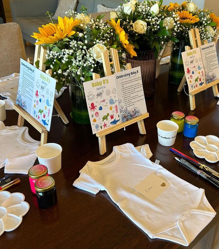 Nursery Art Station baby shower alternative