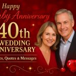 170+ Happy 40th Wedding Anniversary Wishes, Messages & Quotes