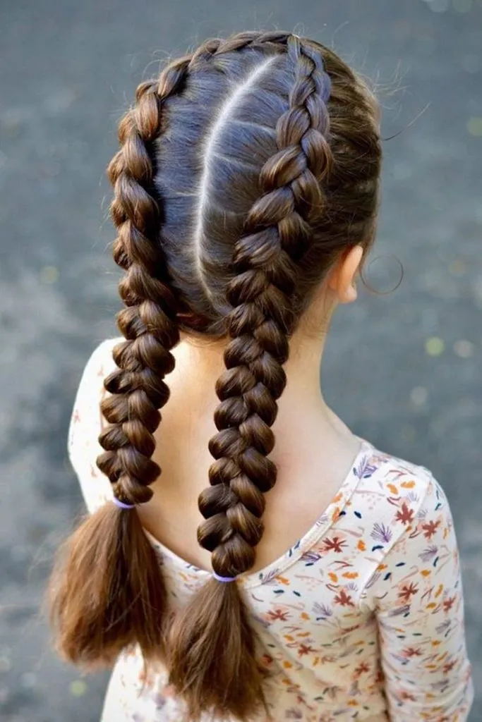 Dutch Braid Pigtails Dutch Braid Pigtails