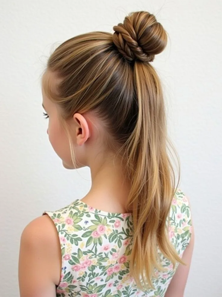 Half Up Top Knot Half Up Top Knot