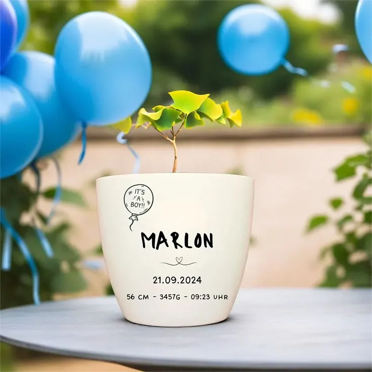Plant with Baby’s Birth Date