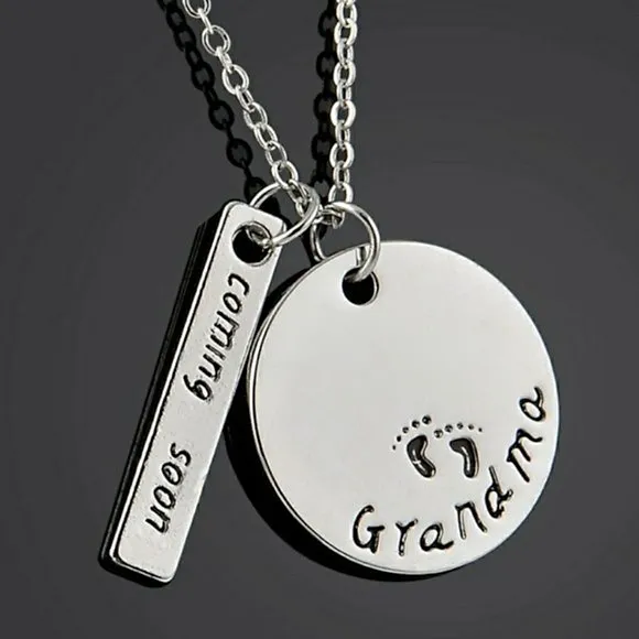 First Time Grandma Necklace