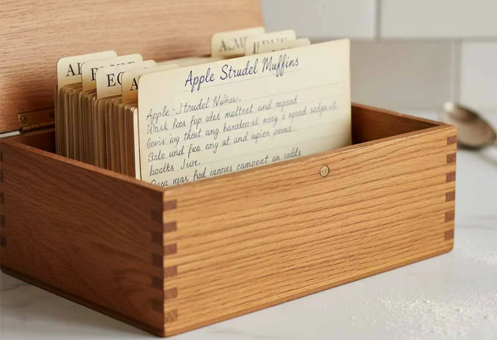 Recipe Box with Family Favourites