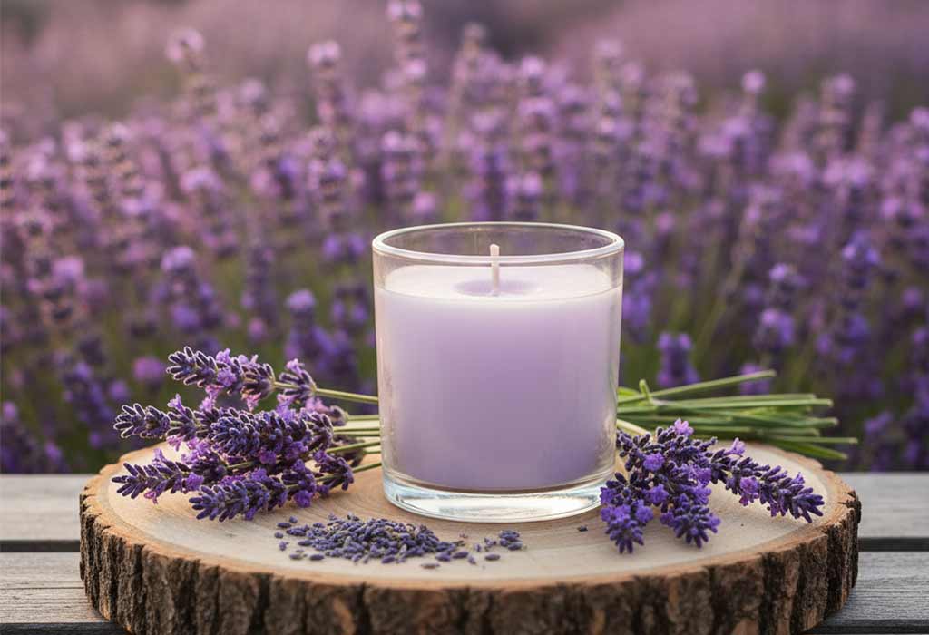 Floral Scented Candle