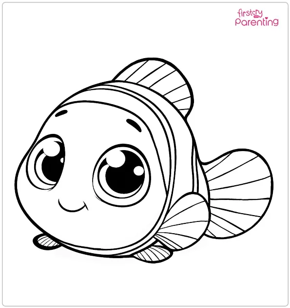 Baby Nemo Coloring Page