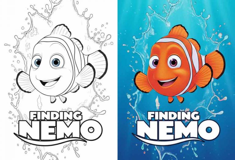 Finding Nemo Coloring Pages – Free Printable PDFs