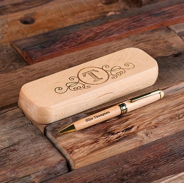 Engraved Wooden Pen